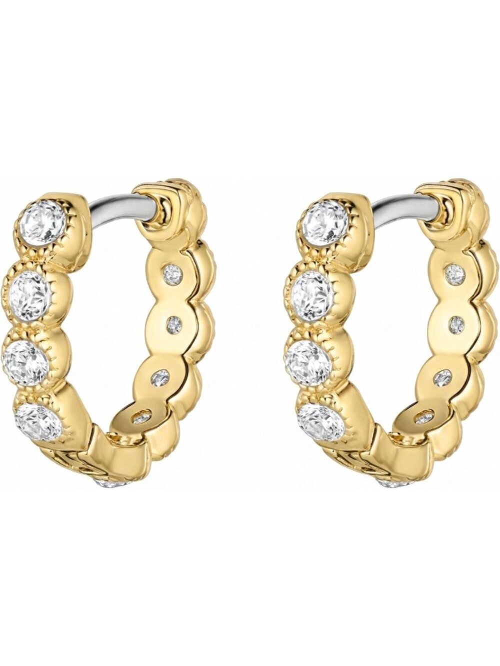 Stylish Women's Madison Huggie Earrings - Gold Plated, Lightweight & Chic